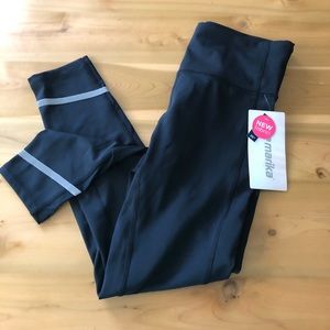 Marika capris leggings dry wick high rise black M